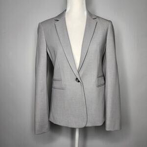 Express Gray Blazer Suit Jacket Women's Size 8